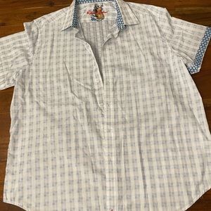 Like new Robert Graham button up short sleeve shirt